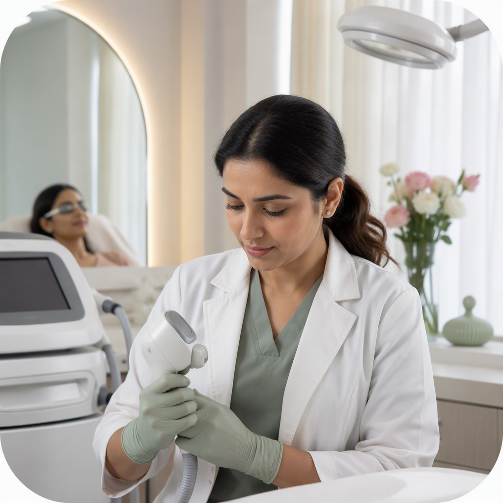 Laser treatment consultation